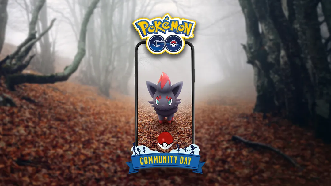 Pokémon GO Zorua Community Day official artwork