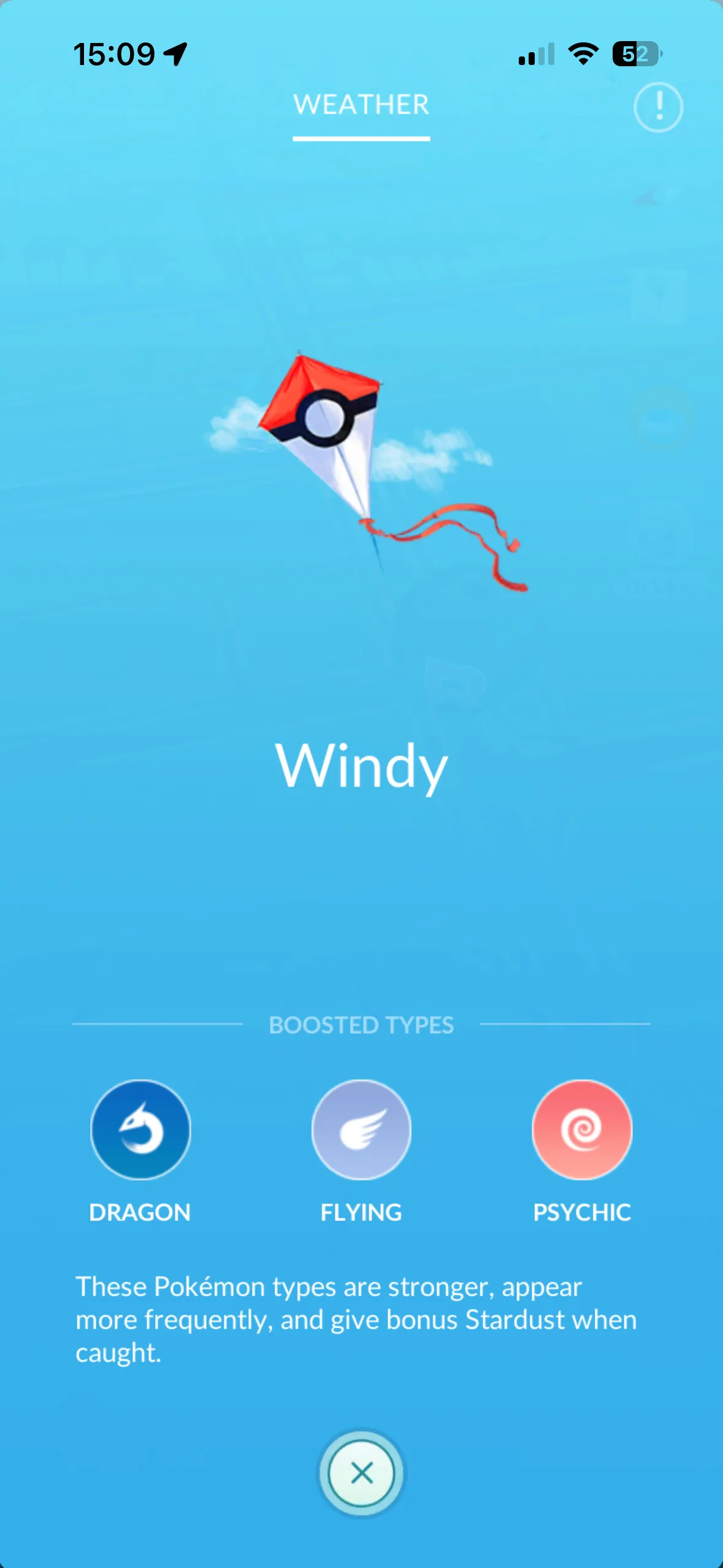 Weather-boosted spawn on the map