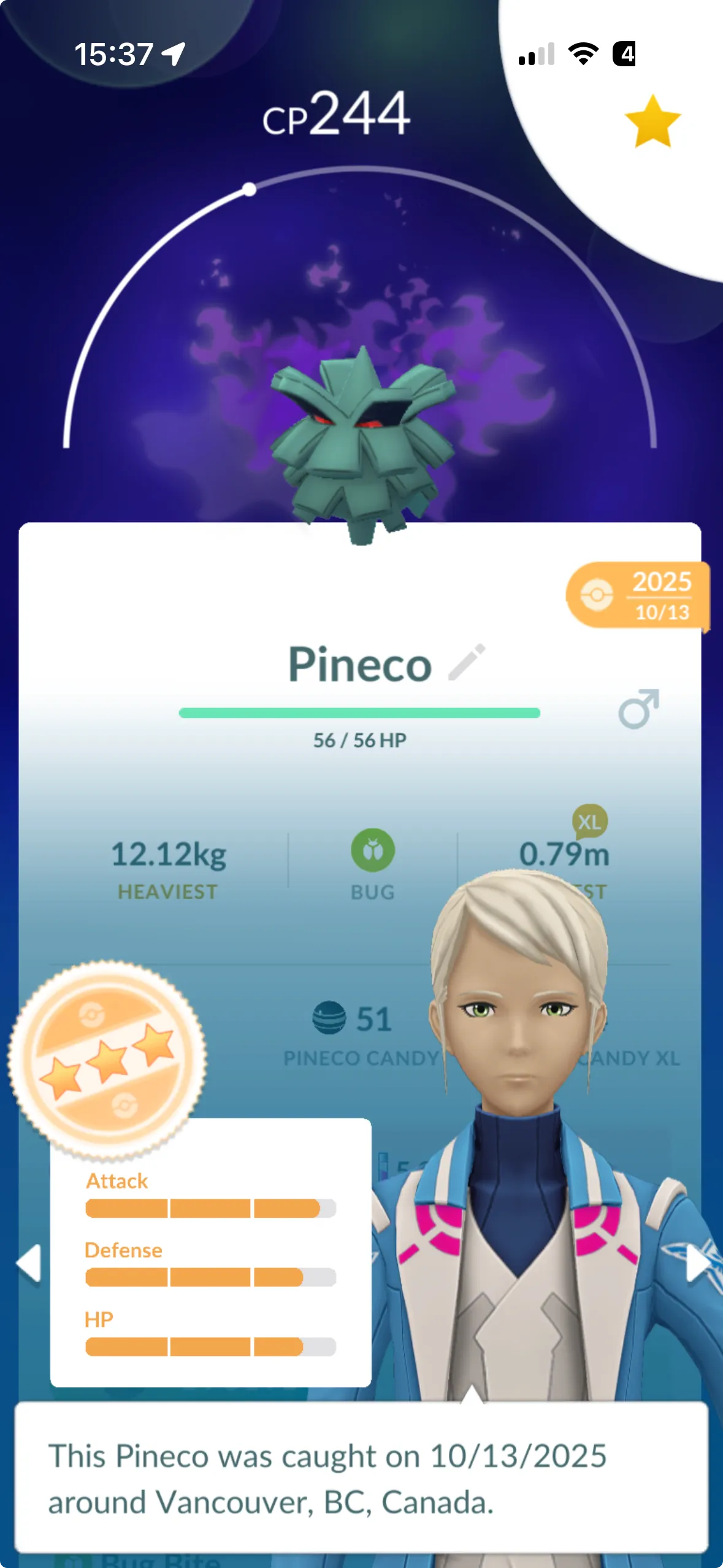 100% IV after purification
